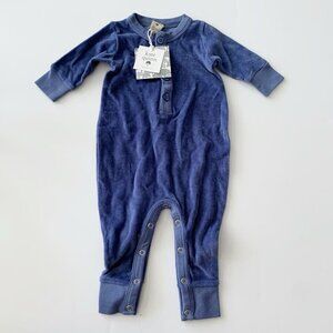 NWT Kate Quinn Organics Baby Velour Jumpsuit 3-6 months